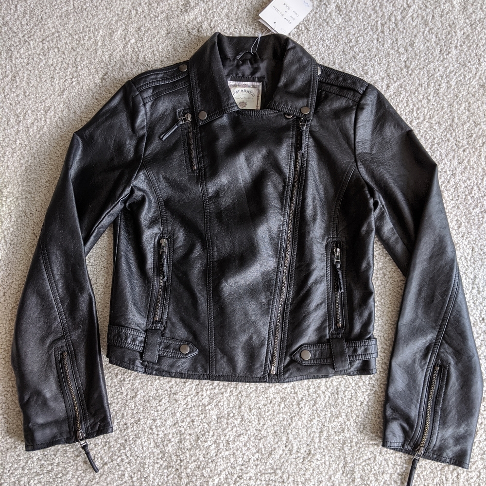 Paparazzi Faux Leather Jacket